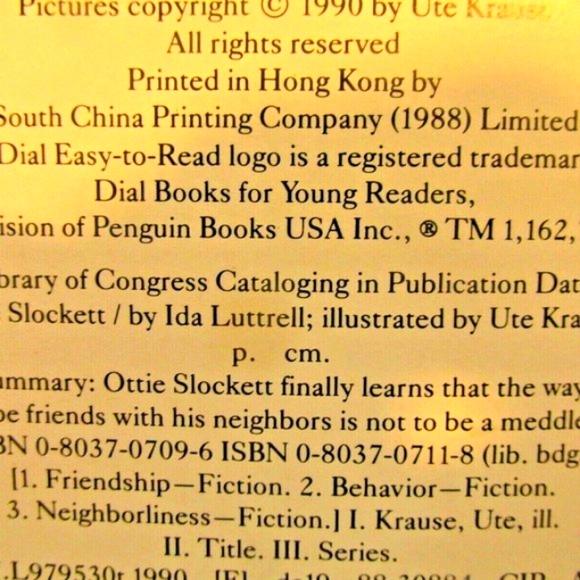 Ottie Slockett by Ida Luttrell 1st edition - Picture 4 of 6